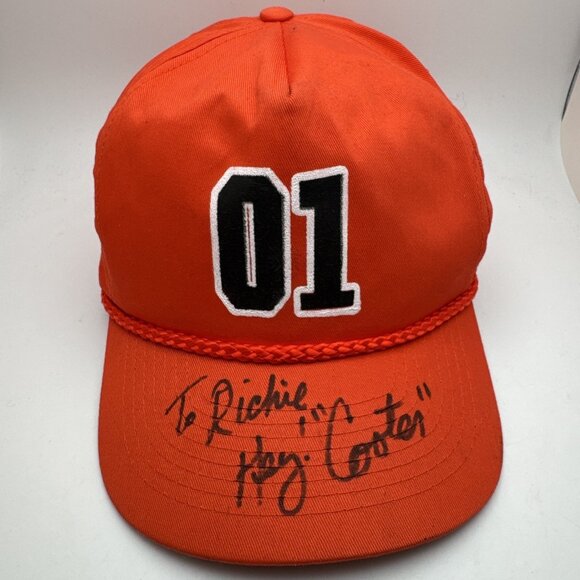 Dukes Of Hazzard 01 SnapBack Hat Cap Ben Jones “Cooter” SignedAutograph